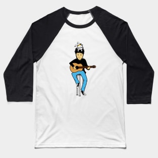 cat and boy Baseball T-Shirt